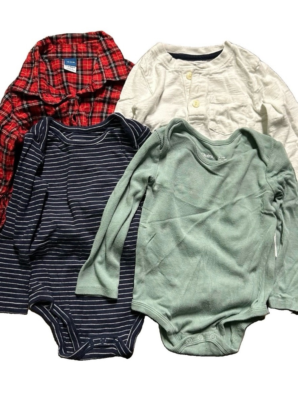 Toddler Boy Winter Tops Bodysuits Long Sleeves Size 18-24 Months
